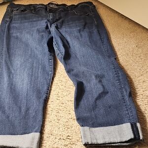 Liverpool Dark Blue Ankle Jeans